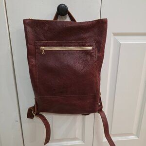 Portland Leather Laptop Backpack